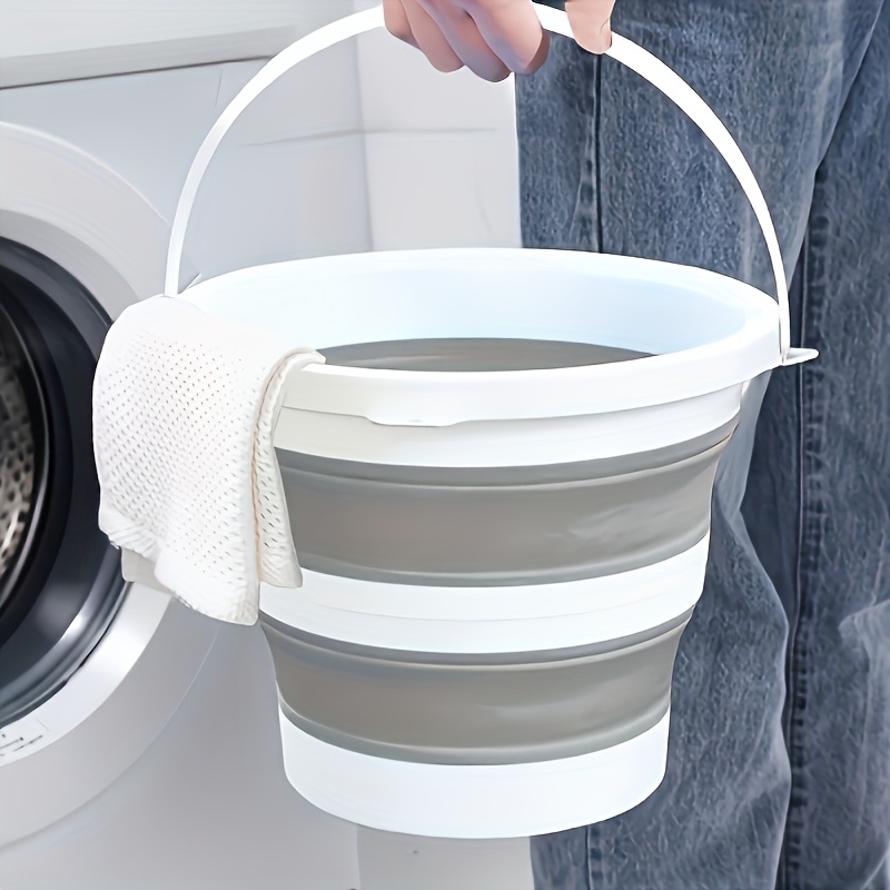 Water Bag Collapsible - 多機能大容量折りたたみ式水バケツ 5L 折りたたみ式収納バケツ アウトドア キャンプ キッチン