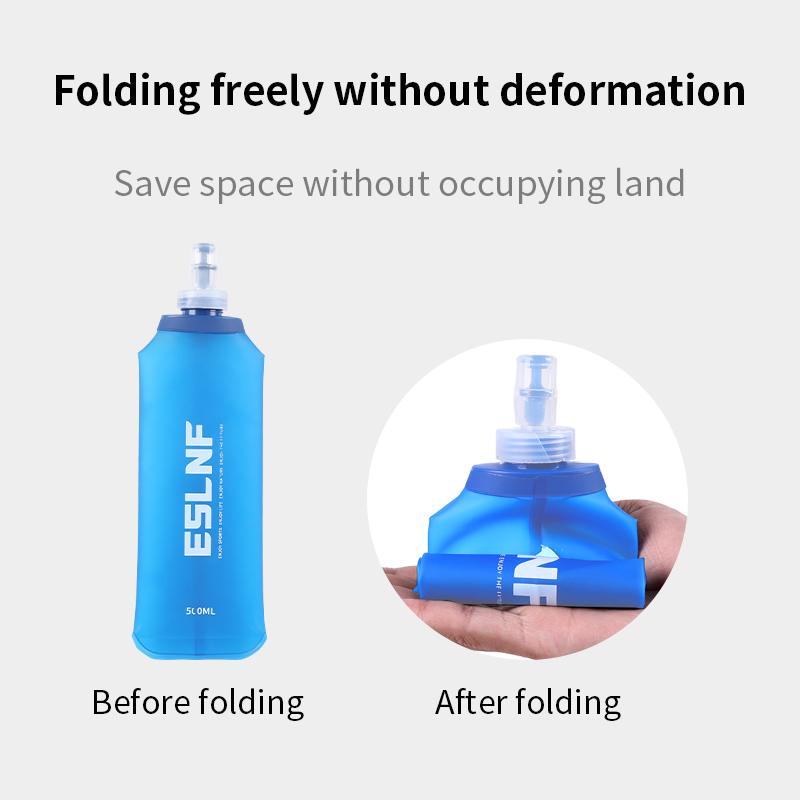 500ml折りたたみ式ウォーターボトル ソフトフラスク BP - Water Bag Collapsible のレビューと価格