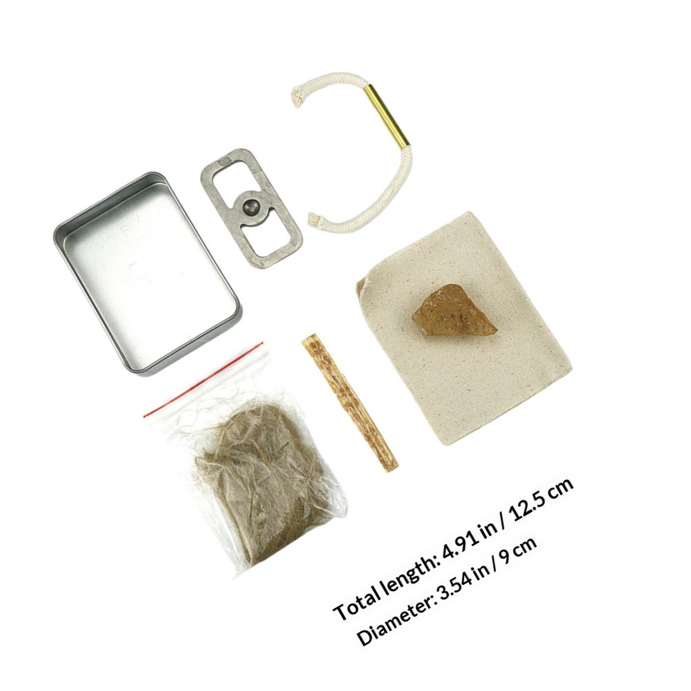 1 セットファイヤースターターロープキャンプアウトドアサバイ - Fire Starting Kit のレビューと価格