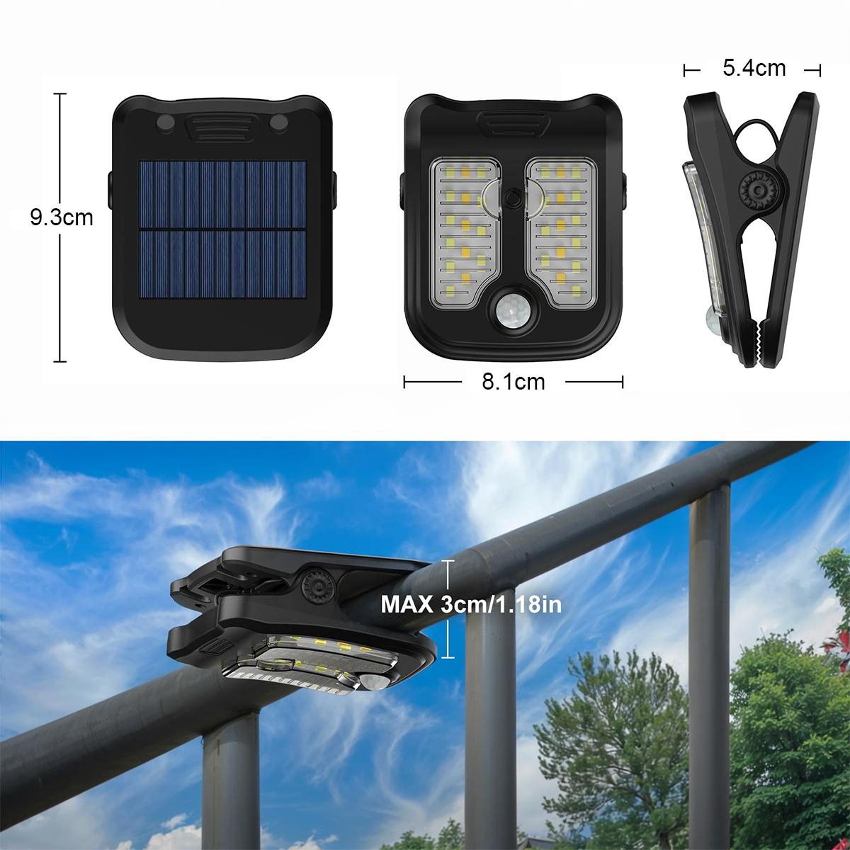 太陽クリップは光動きセンサー屋外の壁ランプのライトを導きまし - Solar Emergency Charger のレビューと価格