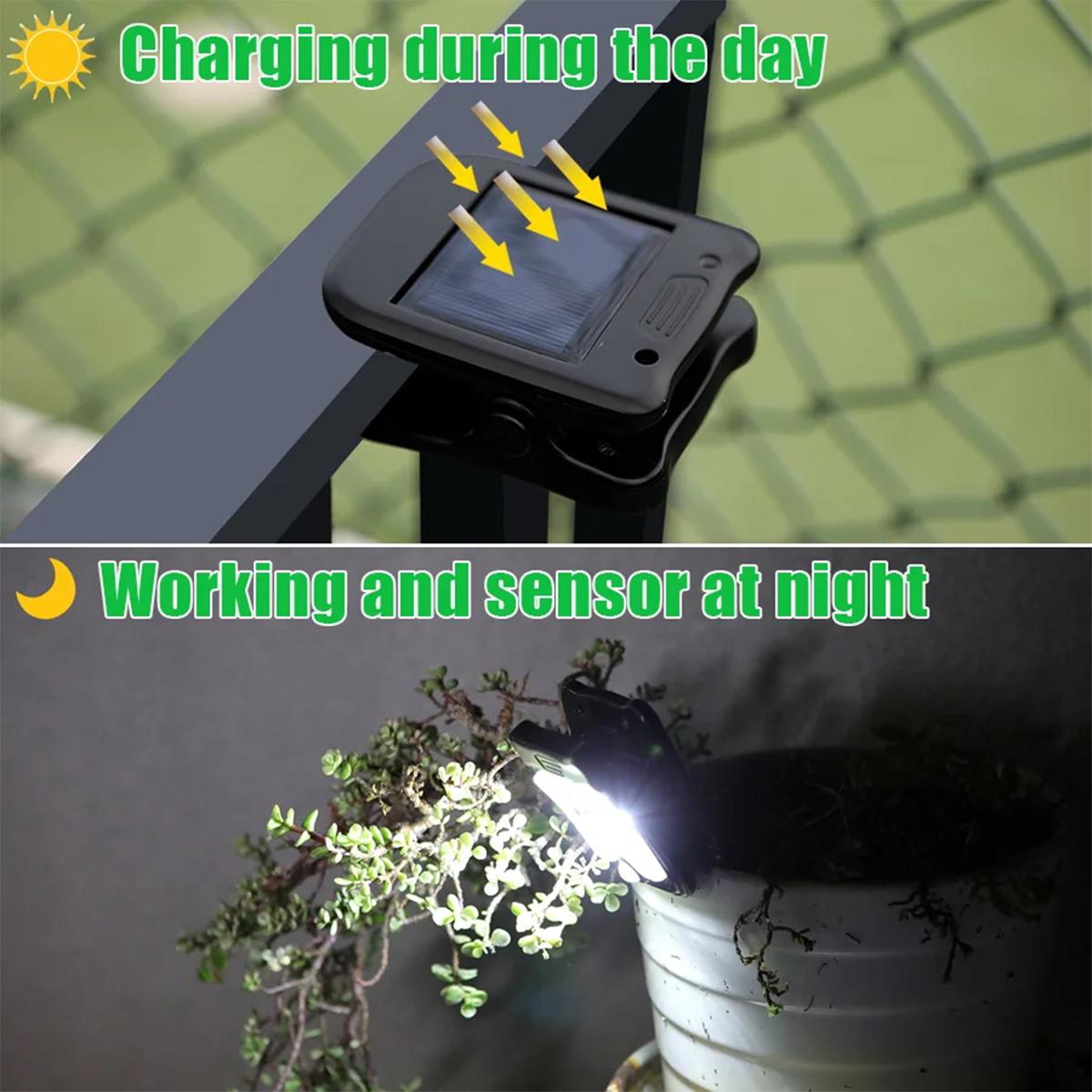 太陽クリップは光動きセンサー屋外の壁ランプのライトを導きまし - Solar Emergency Charger のレビューと価格