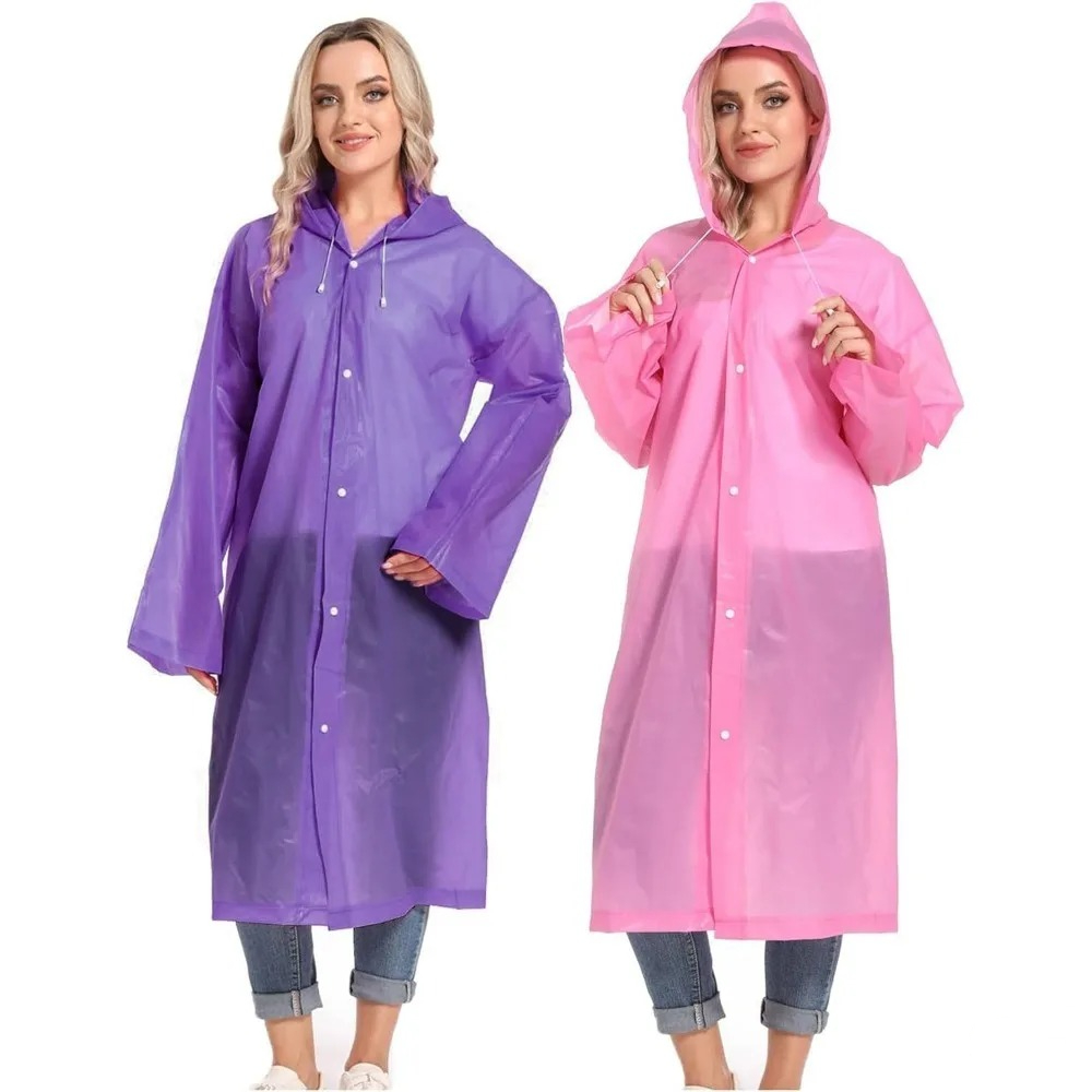 防水レインコート屋外ハイキングポータブル大人用ポンチョレイン - Emergency Poncho Rain のレビューと価格
