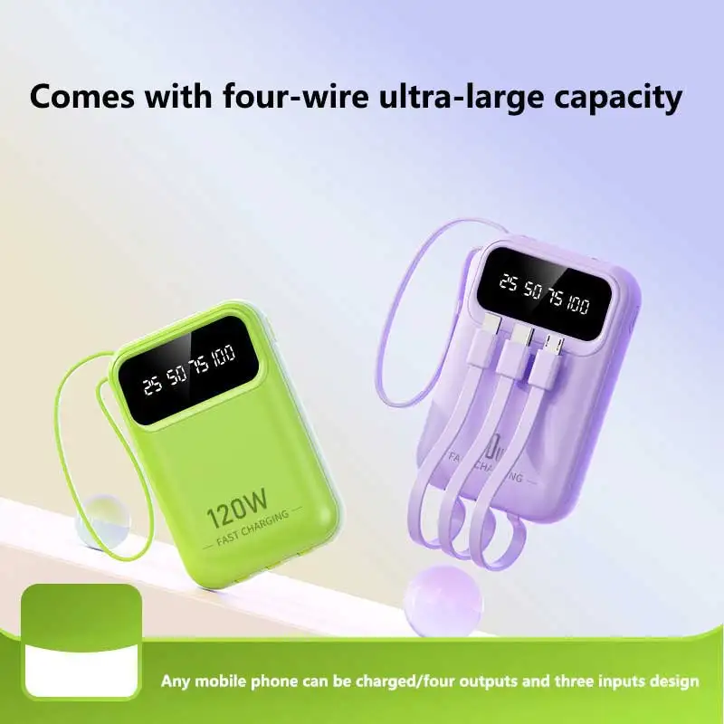 120W 500000mAh容量モバイルバッテリー大容量超急 - Solar Emergency Charger のレビューと価格